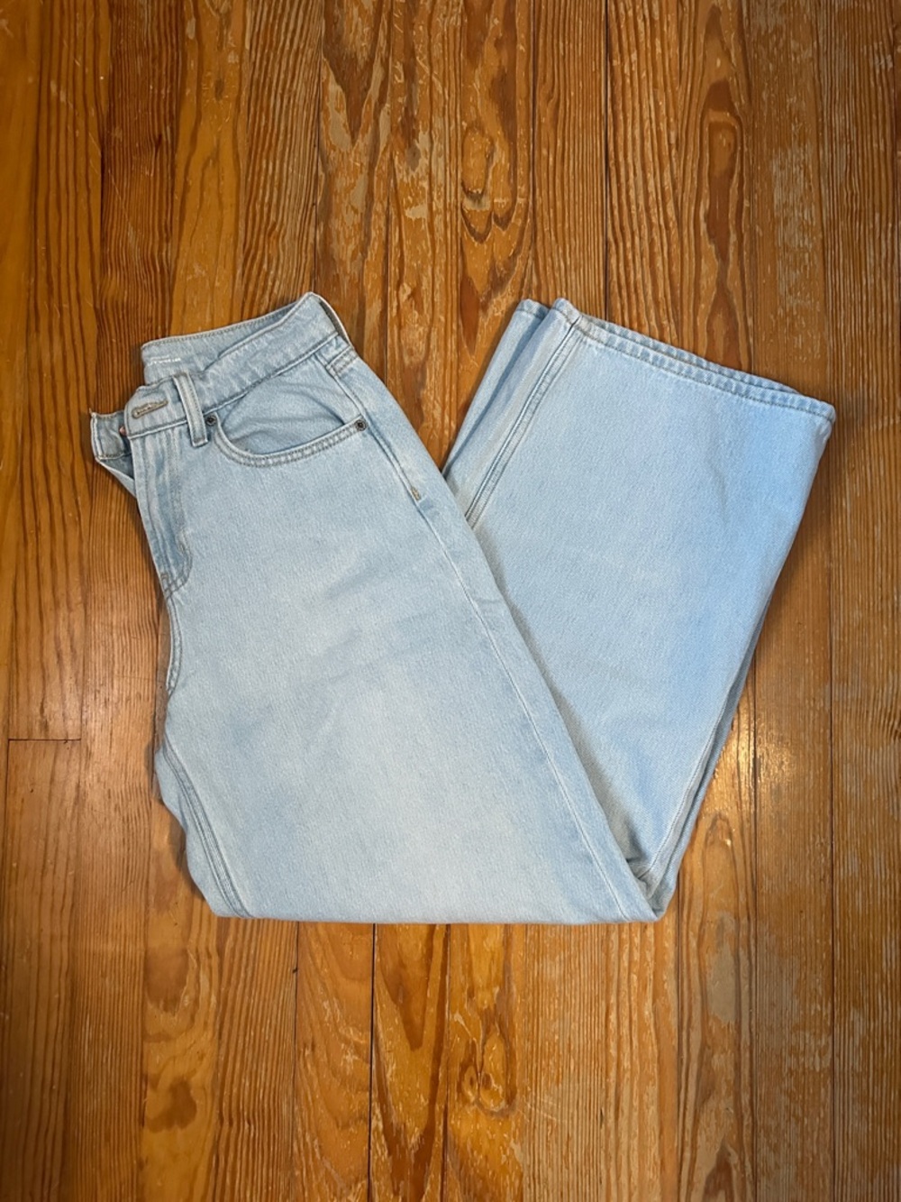 Old Navy Pale Blue Wide-Leg Jeans